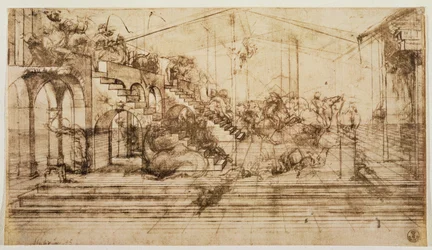 Perspective Study for the Background of The Adoration of the Magi